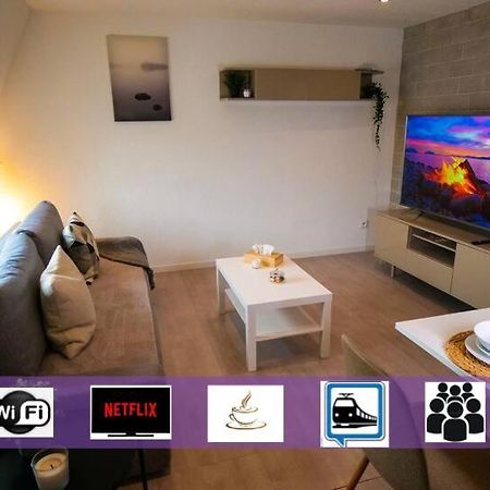 # Le 4 # Tres Beau Appartement T3 Neuf, Tout Confort, Mulhouse Centre Ville Dış mekan fotoğraf