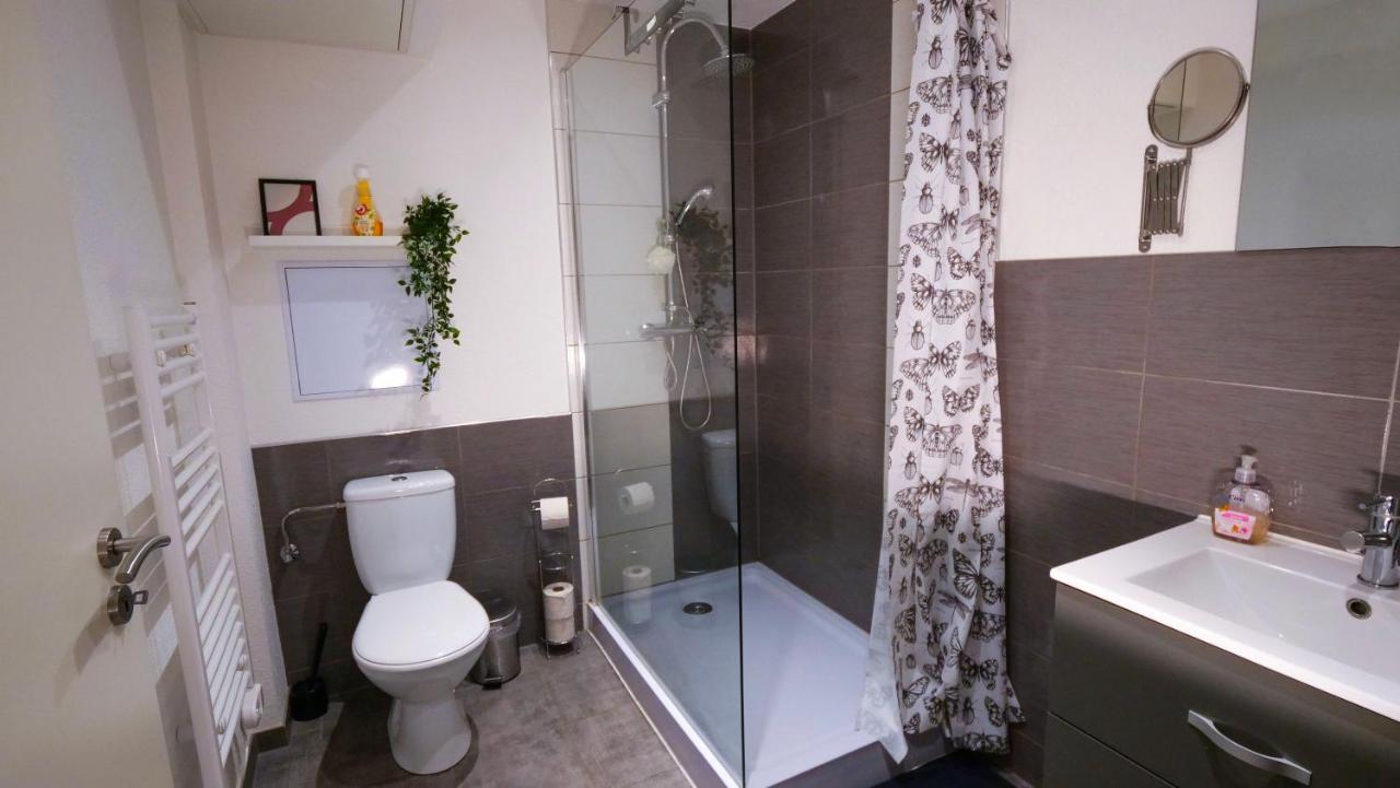 # Le 4 # Tres Beau Appartement T3 Neuf, Tout Confort, Mulhouse Centre Ville Dış mekan fotoğraf