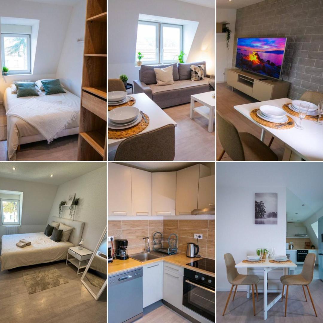 # Le 4 # Tres Beau Appartement T3 Neuf, Tout Confort, Mulhouse Centre Ville Dış mekan fotoğraf